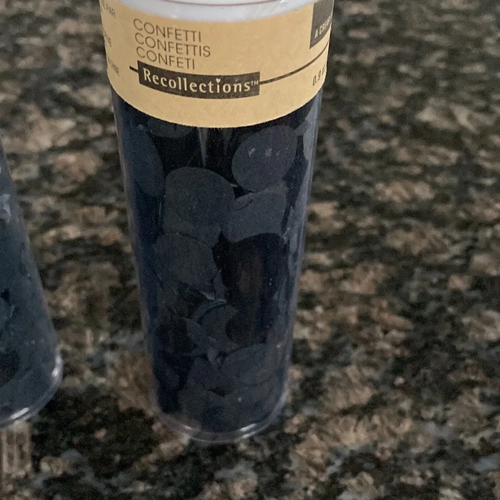 CELEBRATE IT/RECOLLECTIONS ASSORTED PARTY CONFETTI TUBE LOT OF 7 NWT